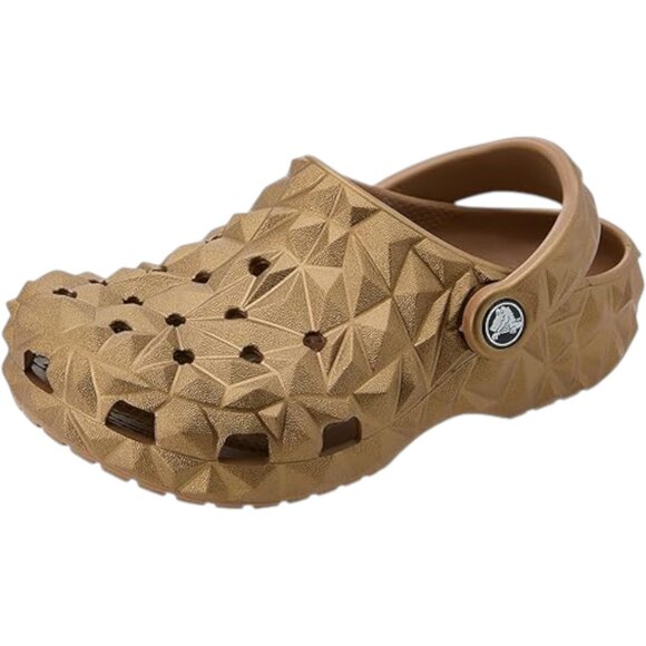 Crocs Unisex Classic Geometric Clog Bronze Men 5 Women 7 NEW - Picture 3 of 5